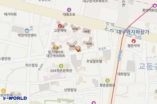 신동영유료주차장-02 위치 지도 — 대구광역시 중구 북성로1가 96-2