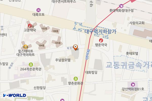 신동영유료주차장-01 위치 지도 — 대구광역시 중구 북성로1가 80-2