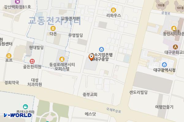 제일유료주차장-01 위치 지도 — 대구광역시 중구 경상감영길 216