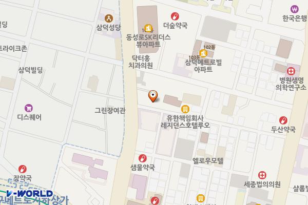 현대유료주차장-02 위치 지도 — 대구광역시 중구 공평로 26-7