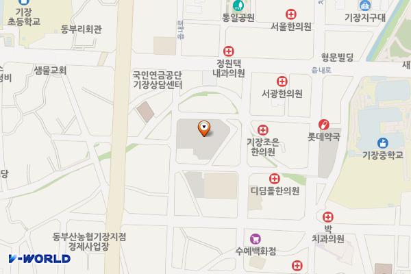 기장시장공영주차장 위치 지도 — 부산광역시 기장군 기장읍 읍내로94번길 9