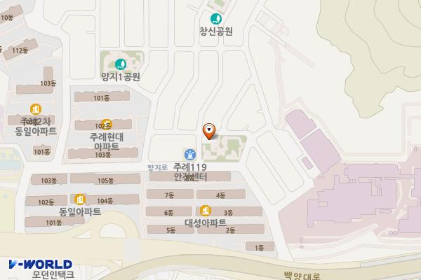 양지2공원주변 위치 지도 — 부산광역시 사상구 양지로 18