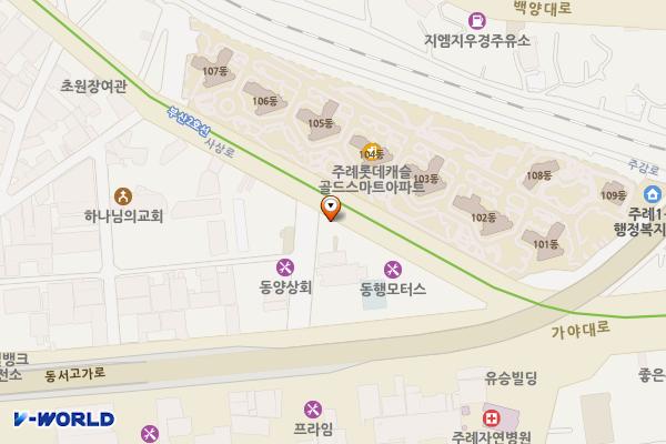 주례새마을금고주변 위치 지도 — 부산광역시 사상구 사상로 19