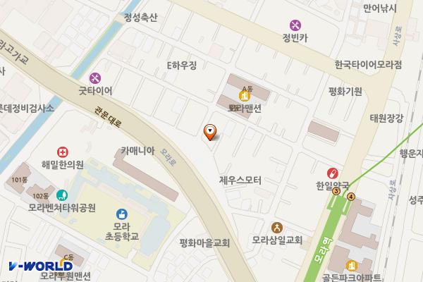 유진맨션건너편 위치 지도 — 부산광역시 사상구 모라로 39