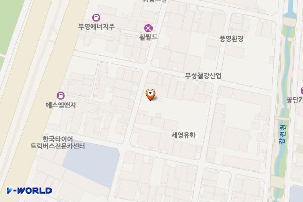 한국강관주변 위치 지도 — 부산광역시 사상구 장인로17번길 78