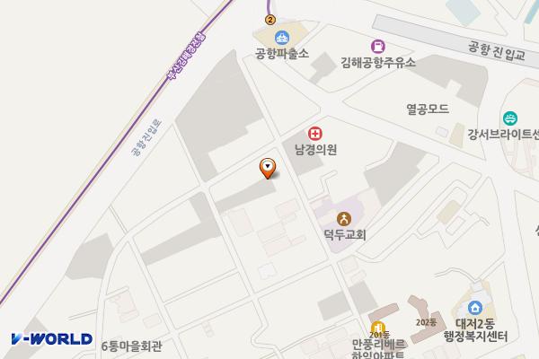 차차주차장 위치 지도 — 부산광역시 강서구 공항앞길13번길 8