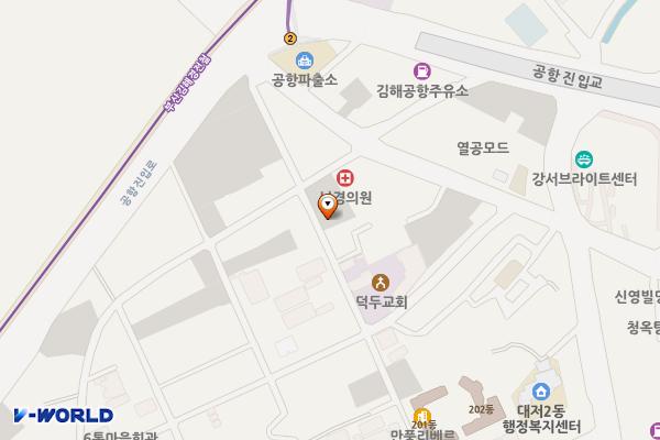 가가주차장 위치 지도 — 부산광역시 강서구 공항앞길 9
