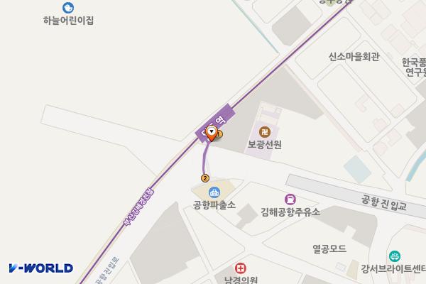 광남주차장 위치 지도 — 부산광역시 강서구 대저2동 1858-1