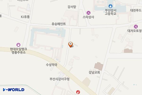 대보주차장 위치 지도 — 부산광역시 강서구 대저1동 2377-22