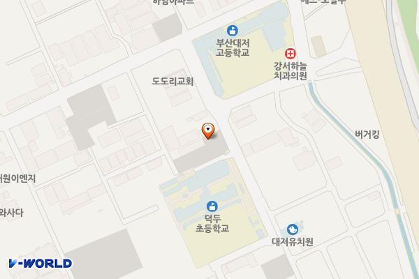 김해공항라운지주차장 위치 지도 — 부산광역시 강서구 대저2동 2493-2