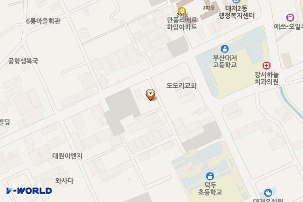 김해주차장 위치 지도 — 부산광역시 강서구 대저2동 2464-3
