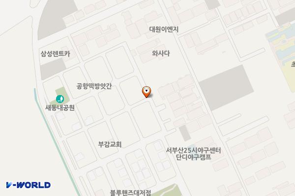 한국주차장 위치 지도 — 부산광역시 강서구 대저2동 2418-6