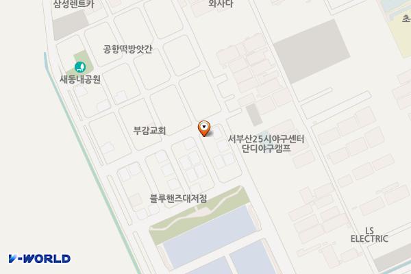강동K주차장 위치 지도 — 부산광역시 강서구 대저2동 3134-1,2108-1,2107-1