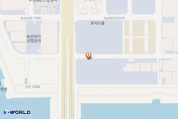 녹산산단공영주차장 위치 지도 — 부산광역시 강서구 녹산산단262로50번길 53