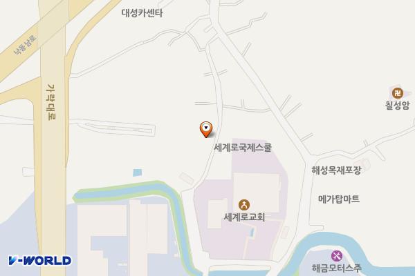 송정동 공영주차장 위치 지도 — 부산광역시 강서구 송정동 1440