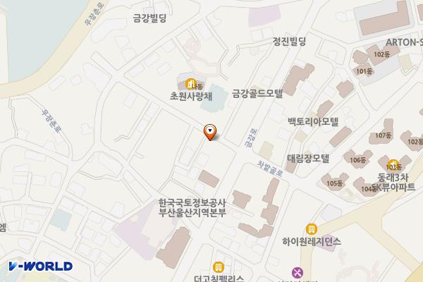 차밭골소규모공영주차장 위치 지도 — 부산광역시 동래구 온천동 200-3