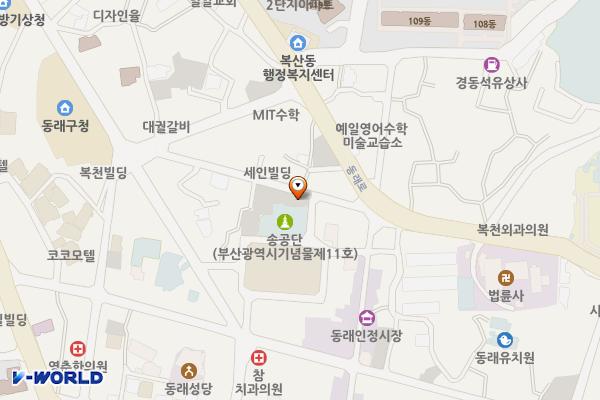 동래시장공영주차장 위치 지도 — 부산광역시 동래구 동래로 148번길 13