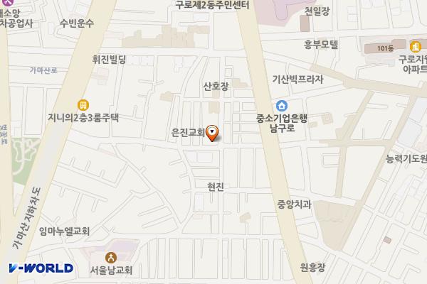 동부에이스빌라 앞 위치 지도 — 서울특별시 구로구 구로동 727-8