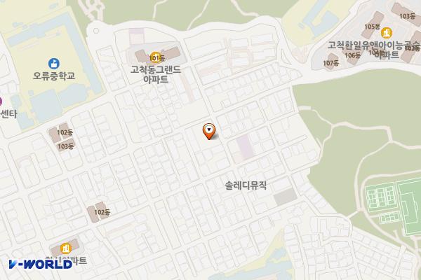 고척동 삼덕마을 위치 지도 — 서울특별시 구로구 고척동 241-21