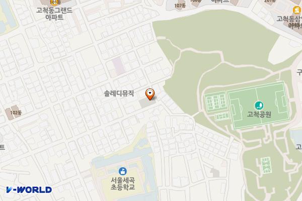 고척동 소규모 위치 지도 — 서울특별시 구로구 고척동 241-50