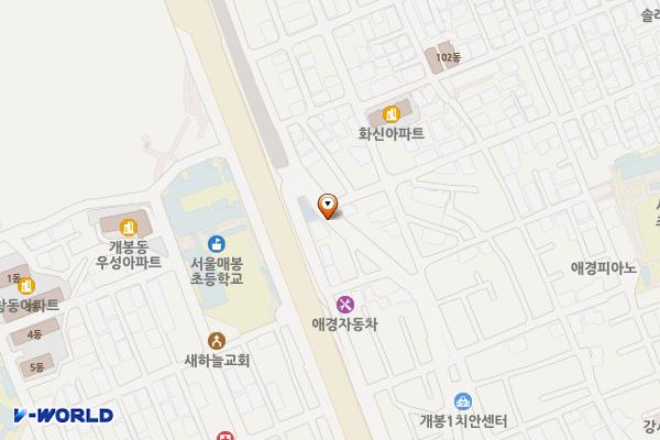 개봉1동 마을공동 위치 지도 — 서울특별시 구로구 개봉동 416-2