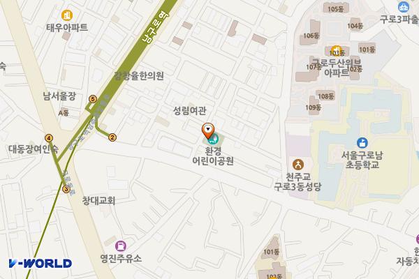 구로3동 마을공동 위치 지도 — 서울특별시 구로구 도림로6길 30