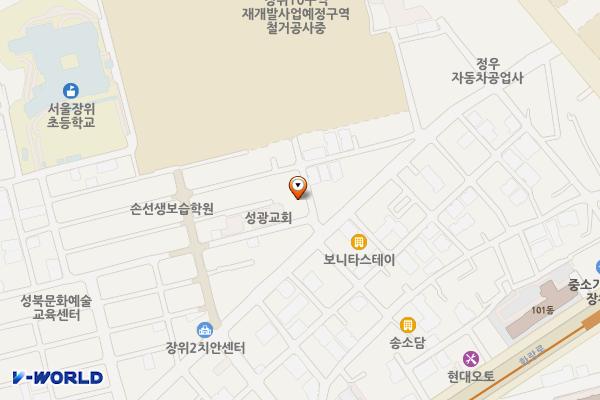 장위시장2 위치 지도 — 서울특별시 성북구 장위로40길 62