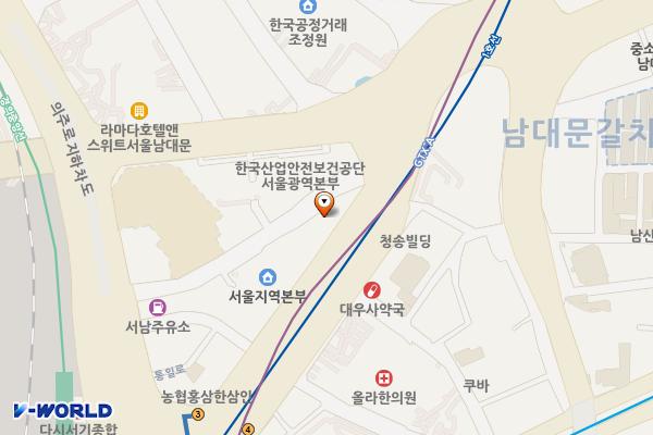 서소문삼성생명뒤 공영주차장 위치 지도 — 서울특별시 중구 세종대로 23