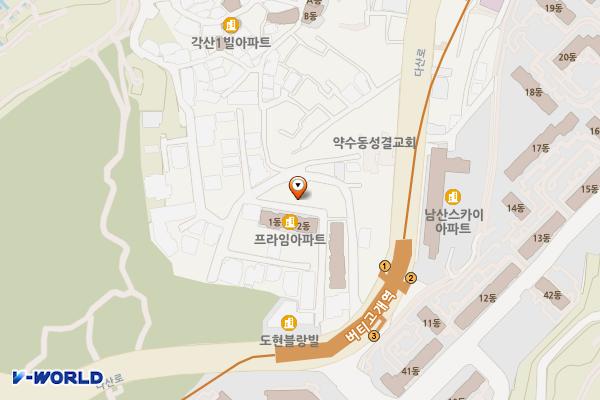 버티 공영주차장 위치 지도 — 서울특별시 중구 동호로17길 270