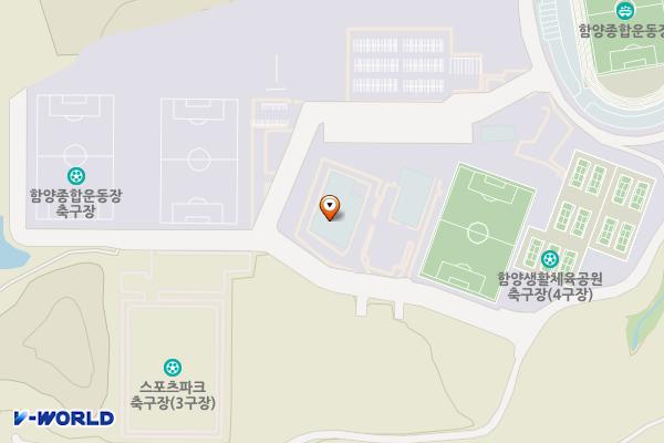 함양군볼링장주차장 위치 지도 — 경상남도 함양군 함양읍 백연리 636