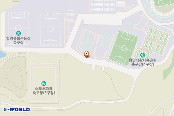 함양국민체육센터주차장 위치 지도 — 경상남도 함양군 함양읍 백연리 637