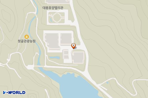 대봉스카이랜드 대봉휴양밸리관주차장 위치 지도 — 경상남도 함양군 병곡면 광평리 656