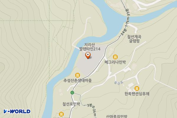 추성계곡 주차장 위치 지도 — 경상남도 함양군 마천면 추성리 340-1