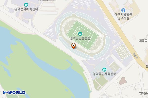 오십천둔치주차장 위치 지도 — 경상북도 영덕군 영덕읍 경동로 8338