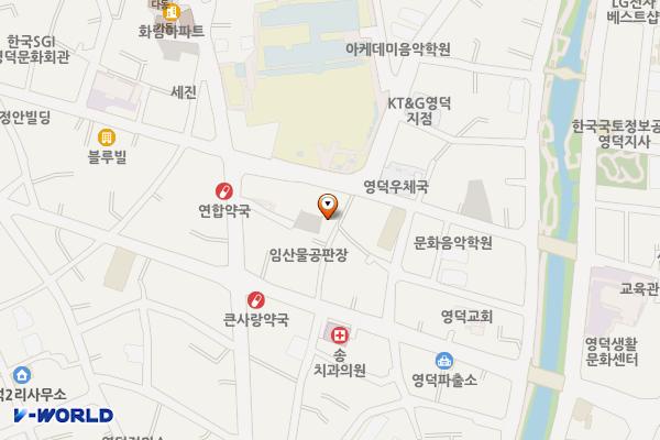 남석리 1-6 공영주차장 위치 지도 — 경상북도 영덕군 영덕읍 중앙길 102-11
