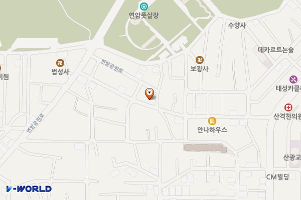 산격로13길인근 위치 지도 — 대구광역시 북구 산격동 1185-38