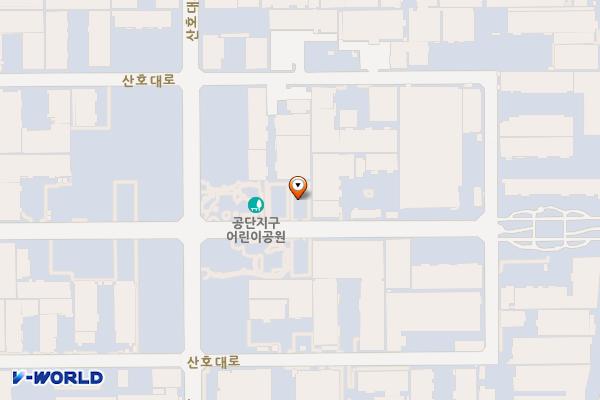 공영주차장(제이엠테크 옆) 위치 지도 — 경상북도 구미시 공단동 296-34번지
