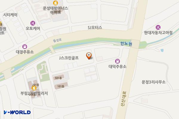 시민행복주차장(구미 문성 교회 인근) 위치 지도 — 경상북도 구미시 고아읍 문성리 1421번지