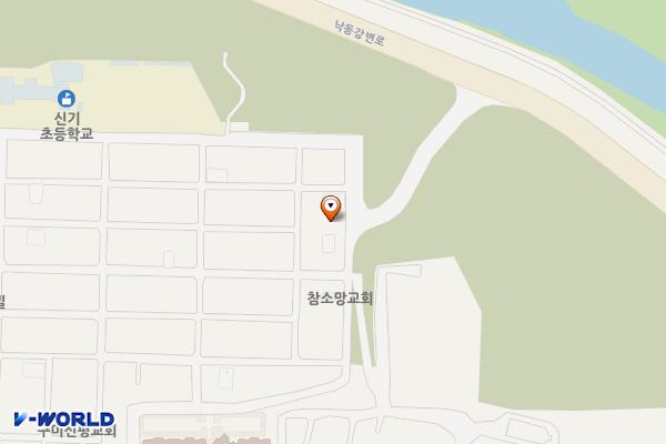 시민행복주차장(신기초등학교 인근) 위치 지도 — 경상북도 구미시 신평동 70-86번지