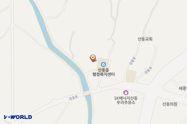 산동읍행정복지센터 위치 지도 — 경상북도 구미시 산동읍 적림2길 6-3