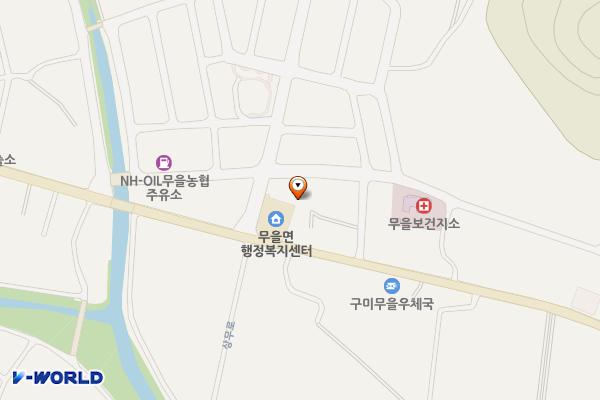 무을면행정복지센터 위치 지도 — 경상북도 구미시 무을면 송삼리 808번지
