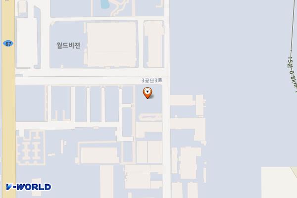 공영주차장(주광정밀 인근) 위치 지도 — 경상북도 구미시 진평동 644-6번지