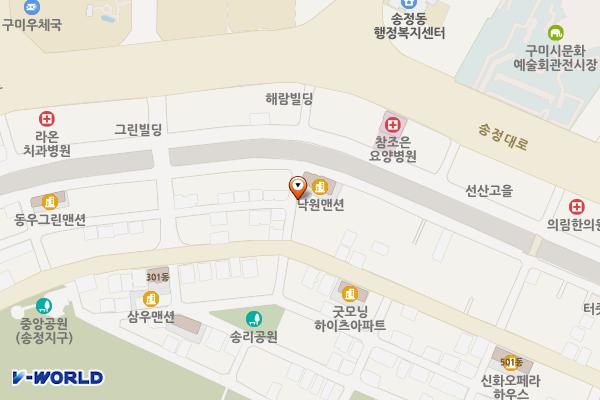 시민행복주차장(문성1리 마을회관 인근) 위치 지도 — 경상북도 구미시 고아읍 문성리 1287번지
