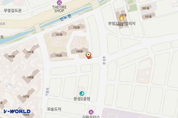 시민행복주차장(문성 레이크자이 인근) 위치 지도 — 경상북도 구미시 고아읍 문성리 1860번지