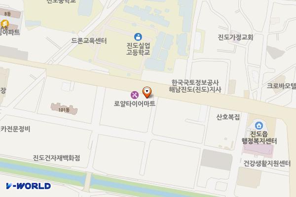 진흥농약사 옆 위치 지도 — 전라남도 진도군 진도읍 남동1길 22