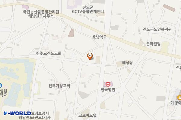 대영빌라 앞 위치 지도 — 전라남도 진도군 진도읍 남동4길 17