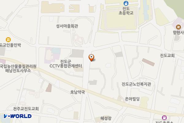 삼성사 앞 위치 지도 — 전라남도 진도군 진도읍 철마길 10