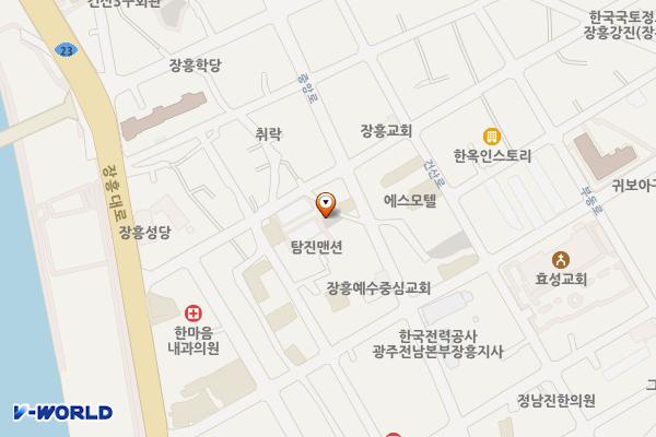 태화장 앞 위치 지도 — 전라남도 장흥군 장흥읍 중앙로 37-5