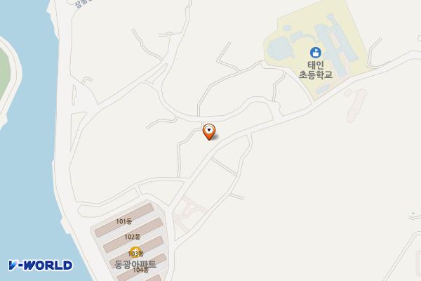 태인동 1341 위치 지도 — 전라남도 광양시 태인동 1341
