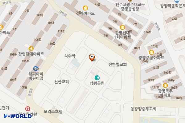 광영동 768-8 위치 지도 — 전라남도 광양시 광영동 768-8